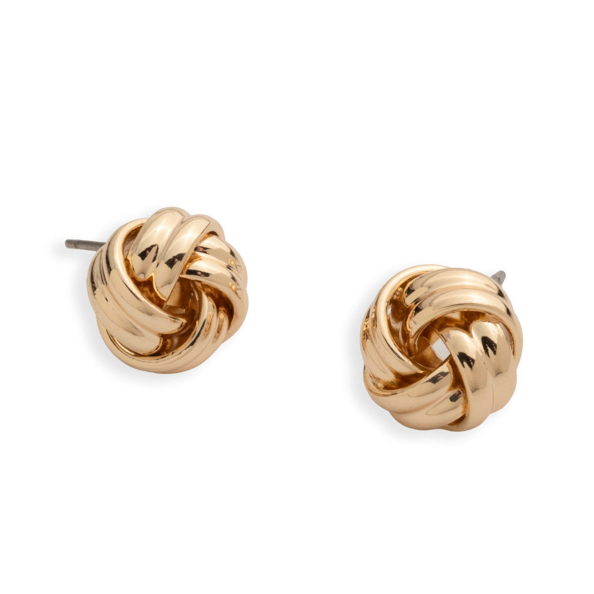 Lauren Ralph Lauren Gold Tone Knot Stud Earrings