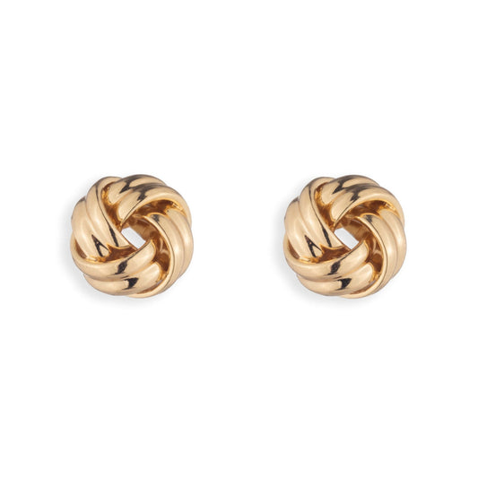 Lauren Ralph Lauren Gold Tone Knot Stud Earrings