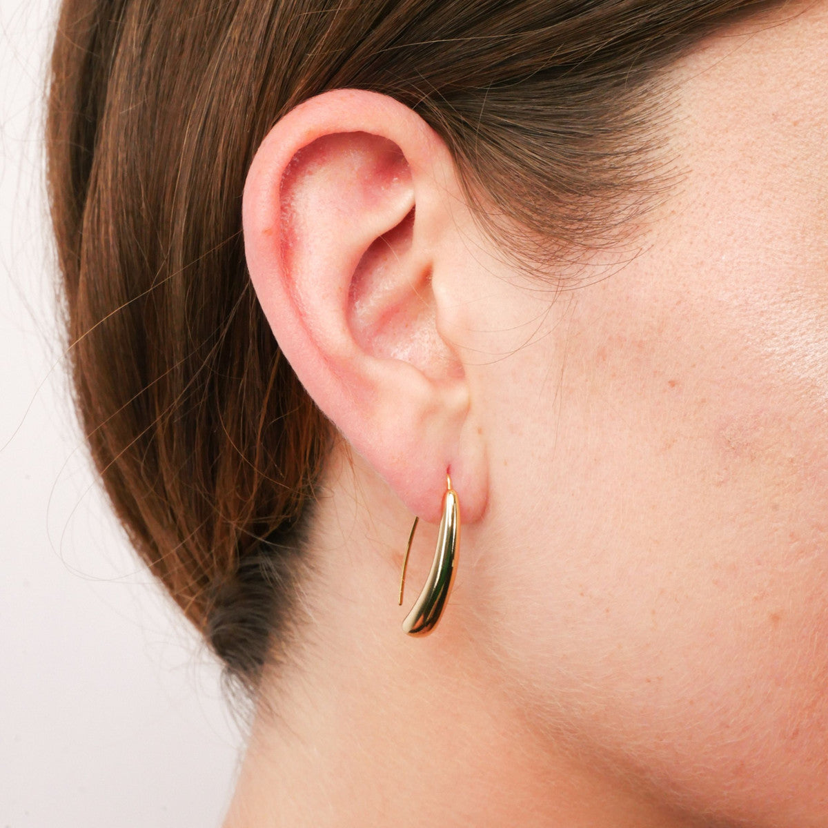 Lauren Ralph Lauren Gold Tone Threader Earrings