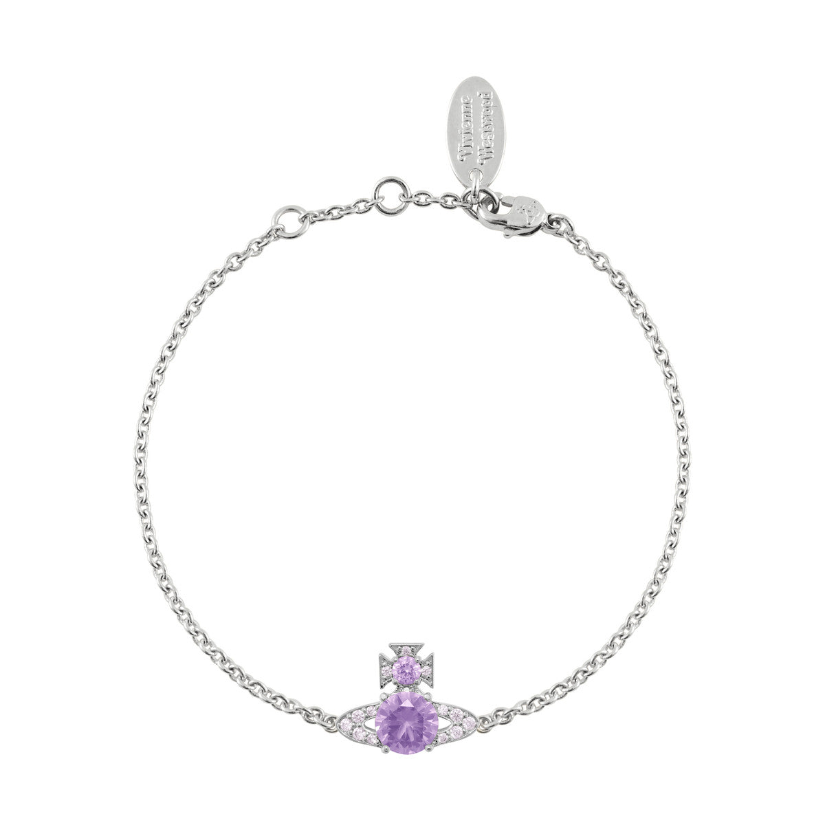 Vivienne Westwood Silver Lavender Ismene Bracelet
