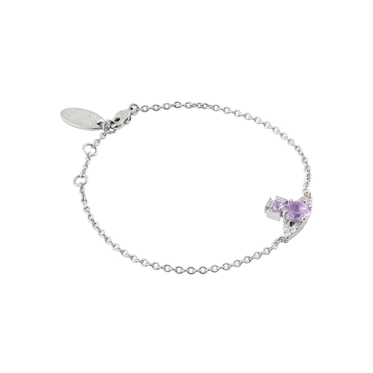 Vivienne Westwood Silver Lavender Ismene Bracelet