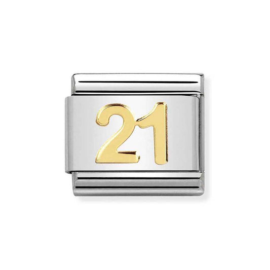 Nomination 21st Birthday Charm