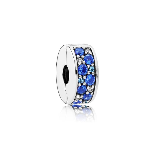 Pandora Blue Mosaic Shining Elegance Spacer Clip
