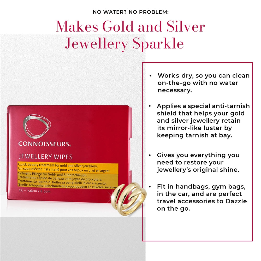 Connoisseurs Jewellery Beauty Cloth Wipes