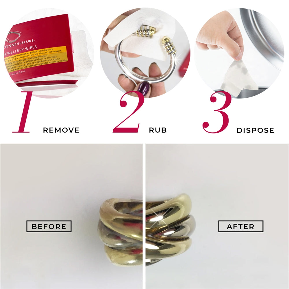 Connoisseurs Jewellery Beauty Cloth Wipes
