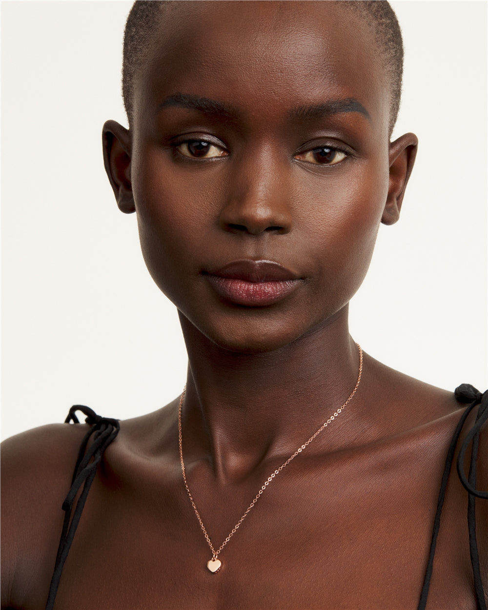 Ted Baker Hara Tiny Heart Rose Gold Necklace