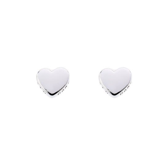 Ted Baker Harly Tiny Heart Silver Stud Earrings