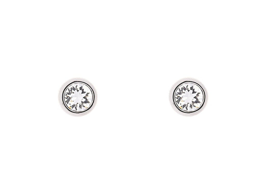 Ted Baker Sinaa Crystal Silver Stud Earrings