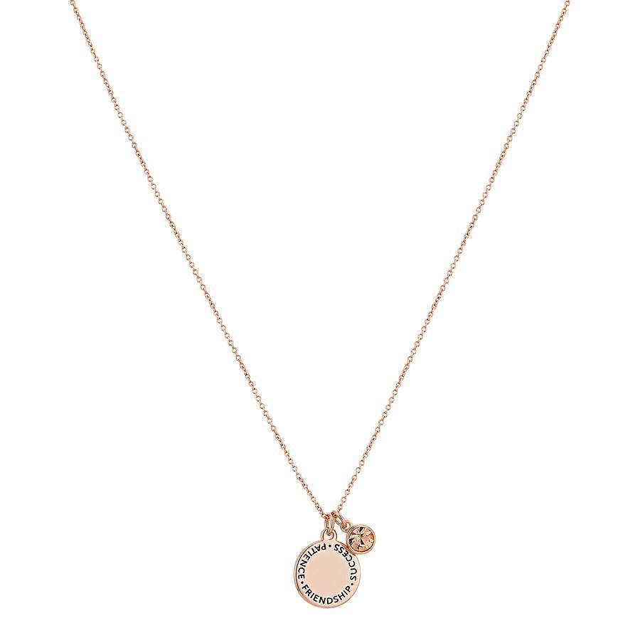 Karma November Birthstone Rose Gold Necklace