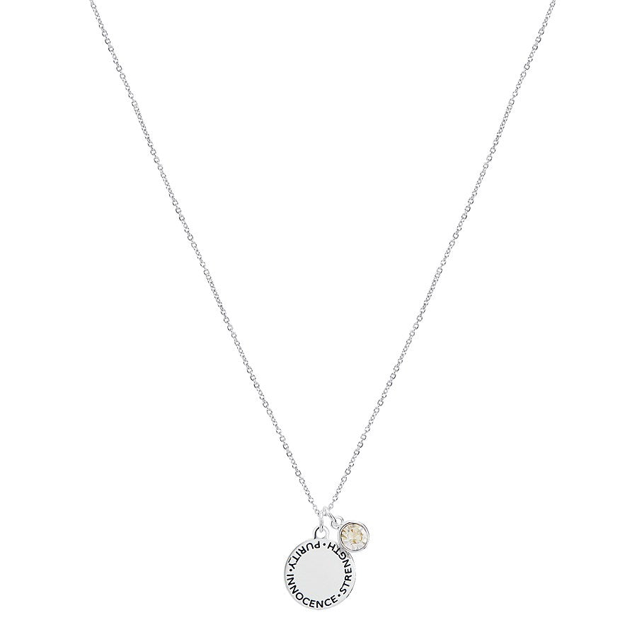 Karma April Birthstone Necklace