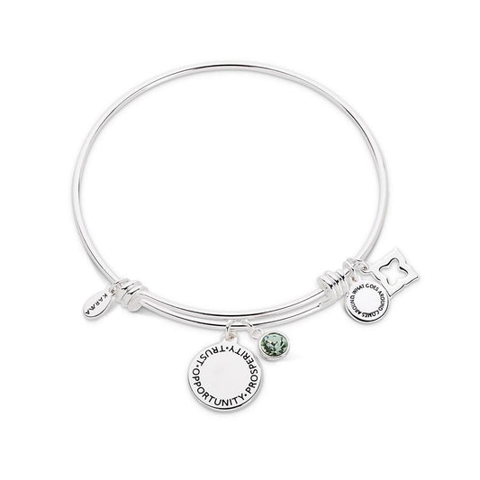 Karma August Birthstone Bangle