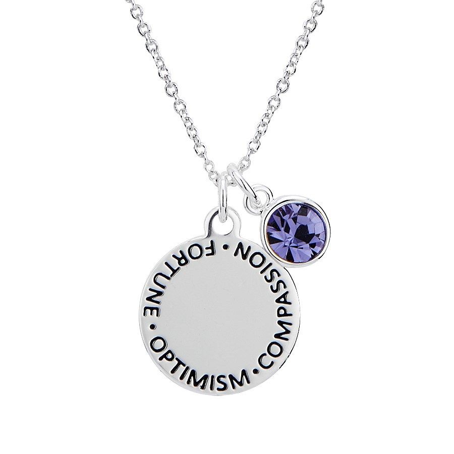 Karma December Birthstone Necklace