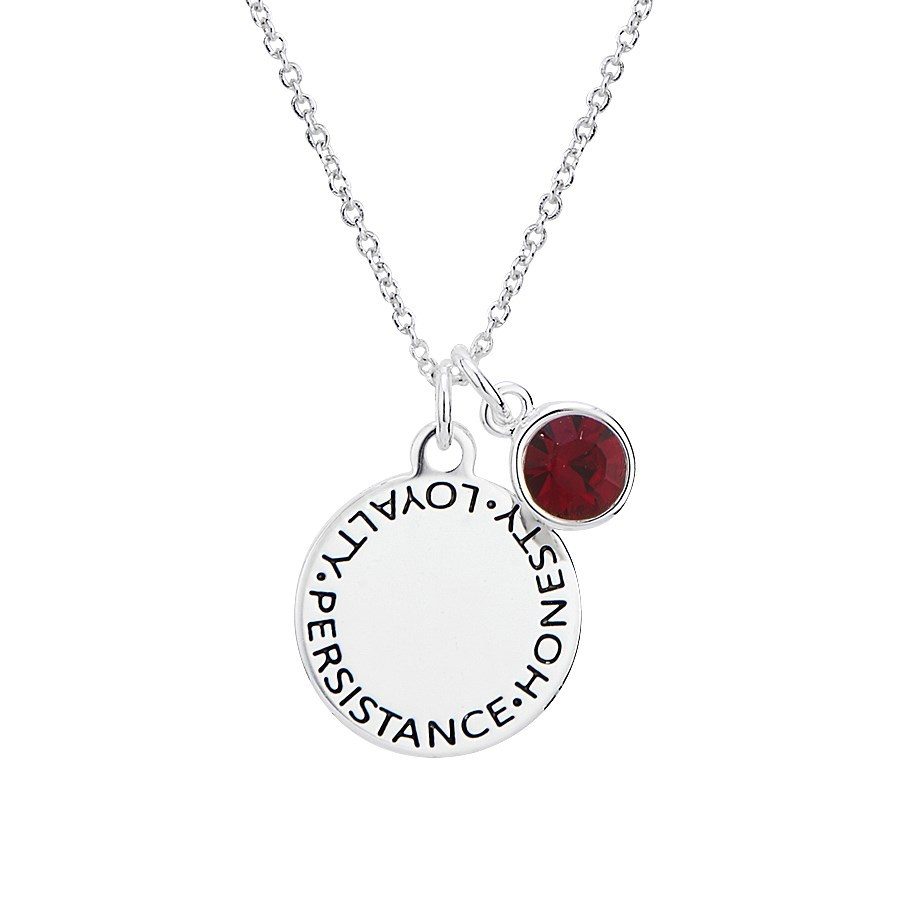 Karma January Birthstone Necklace