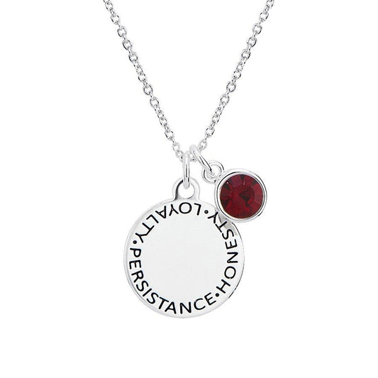 Karma January Birthstone Necklace