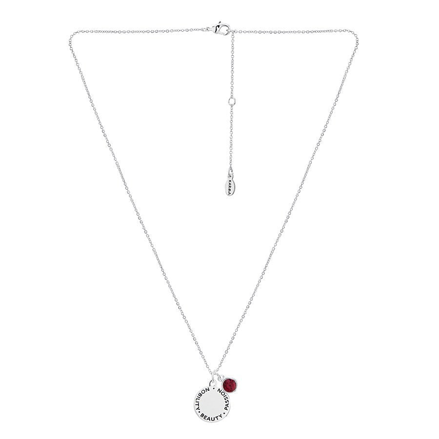 Karma July Birthstone Necklace