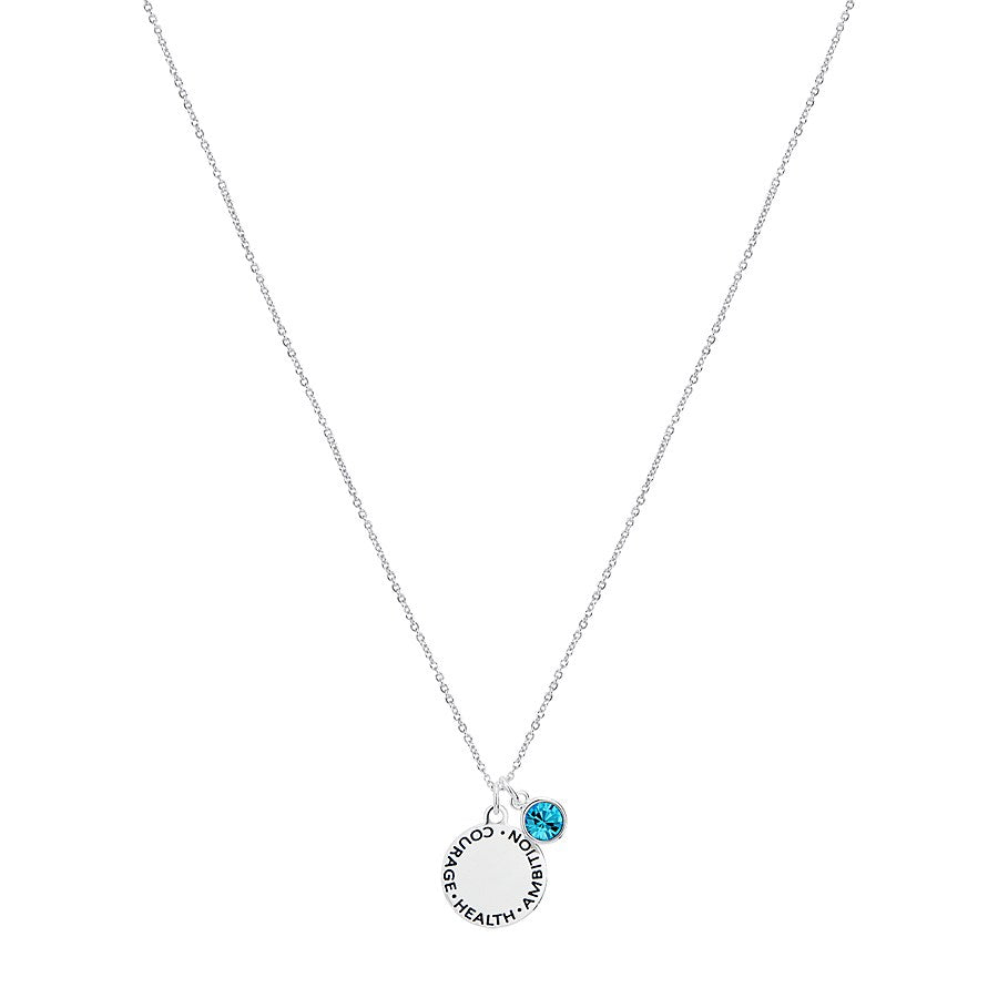 Karma March Birthstone Necklace