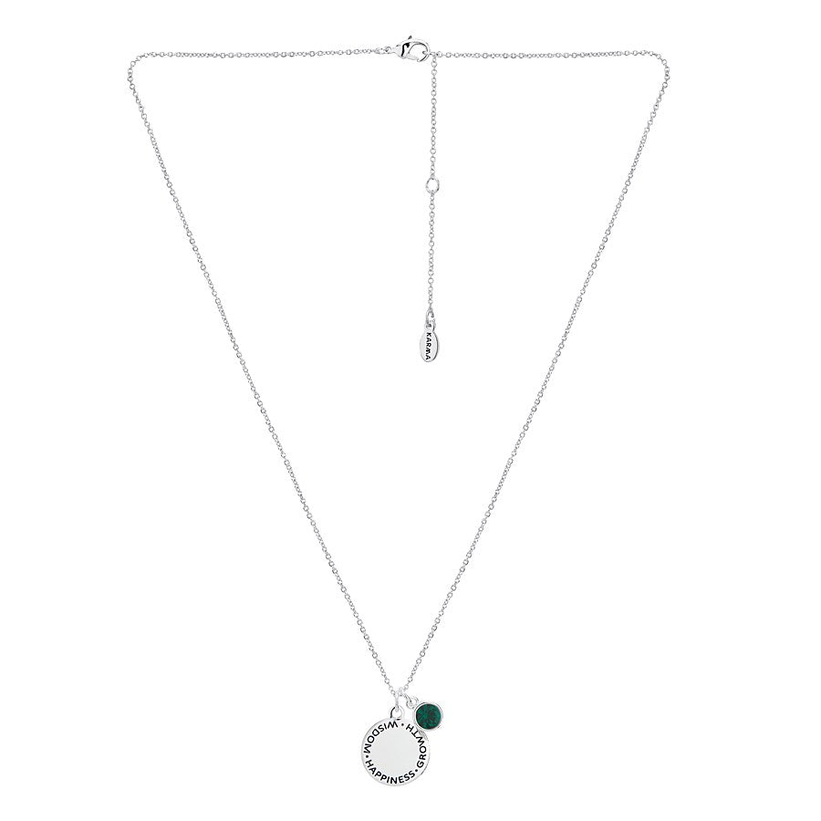 Karma May Birthstone Necklace