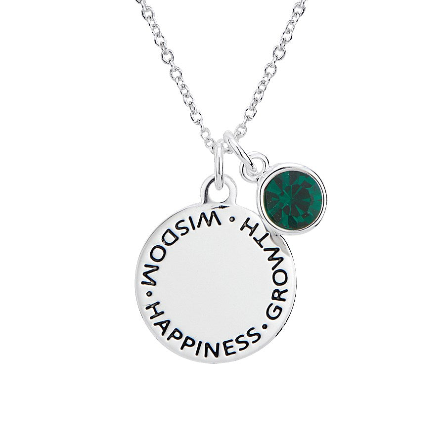 Karma May Birthstone Necklace