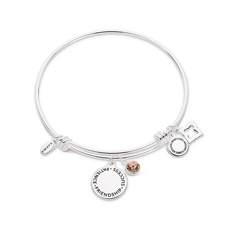 Karma November Birthstone Bangle