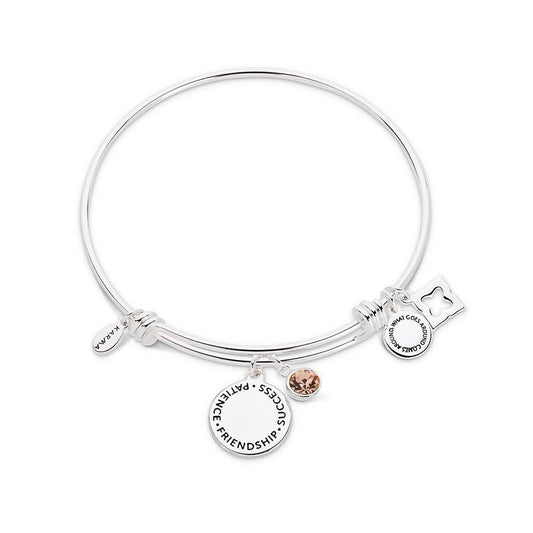Karma November Birthstone Bangle
