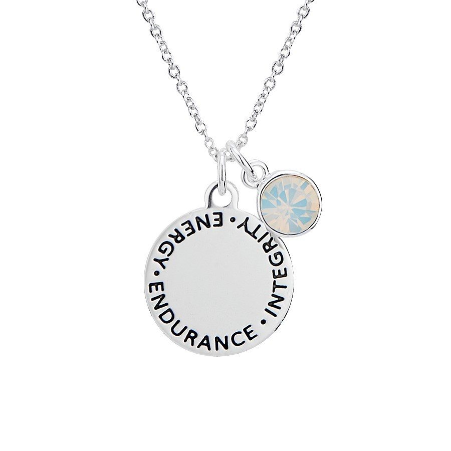 Karma October Birthstone Necklace