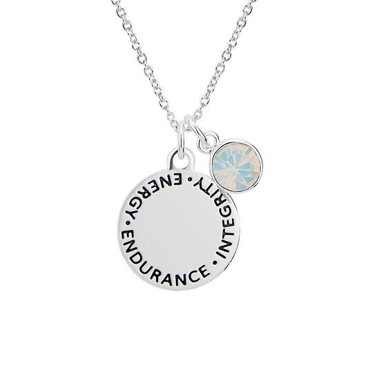 Karma October Birthstone Necklace