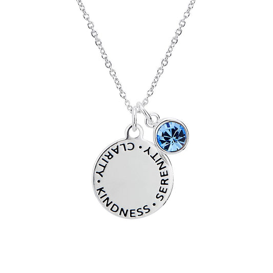 Karma September Birthstone Necklace