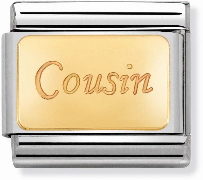 Nomination Gold Cousin Charm