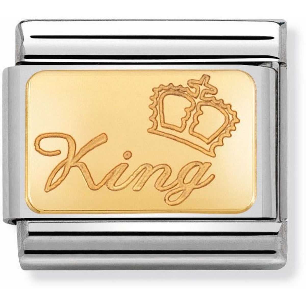 Nomination Gold King Charm