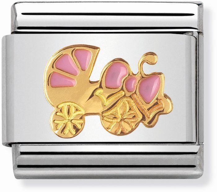 Nomination Pink Pram Charm