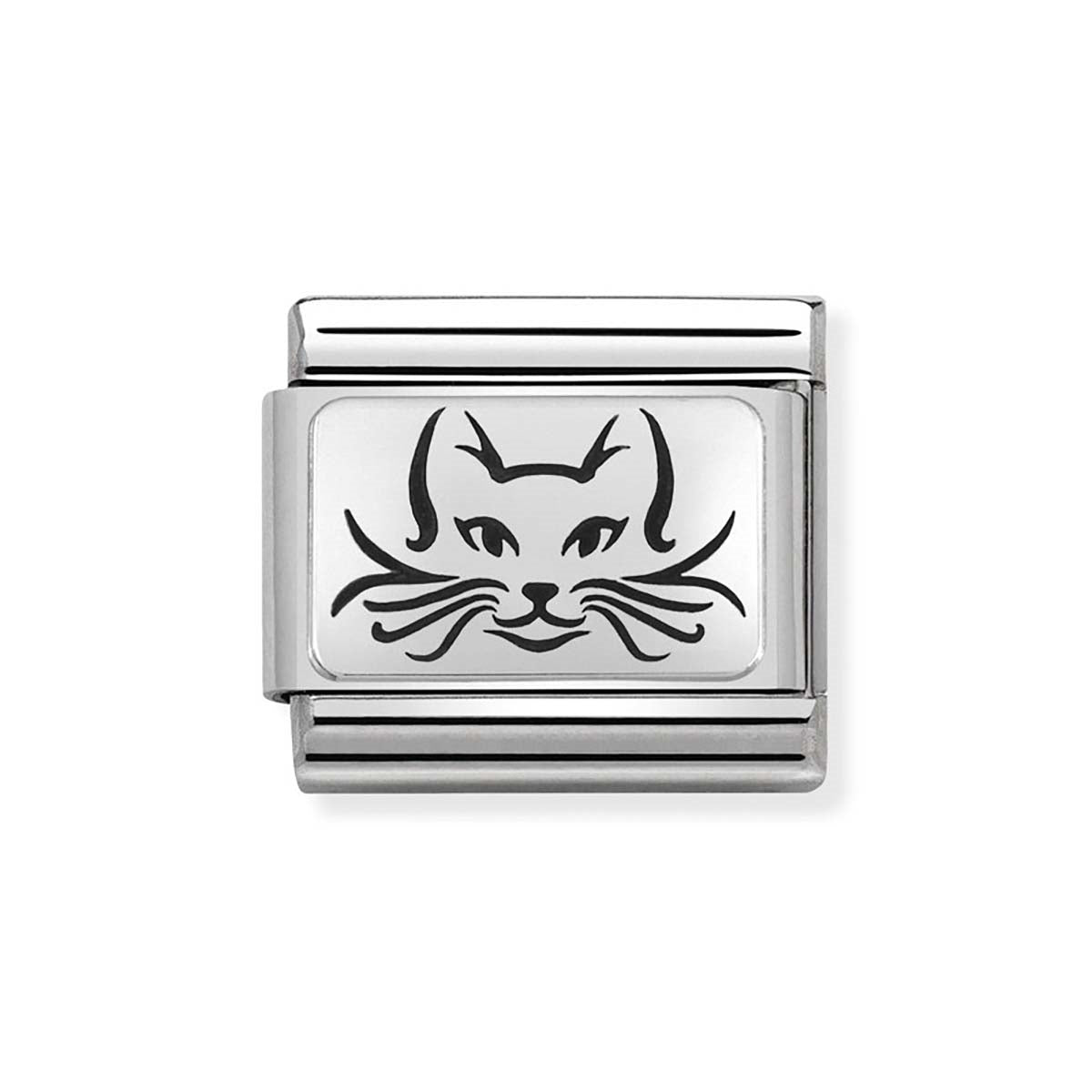 Nomination Silver Cat Charm