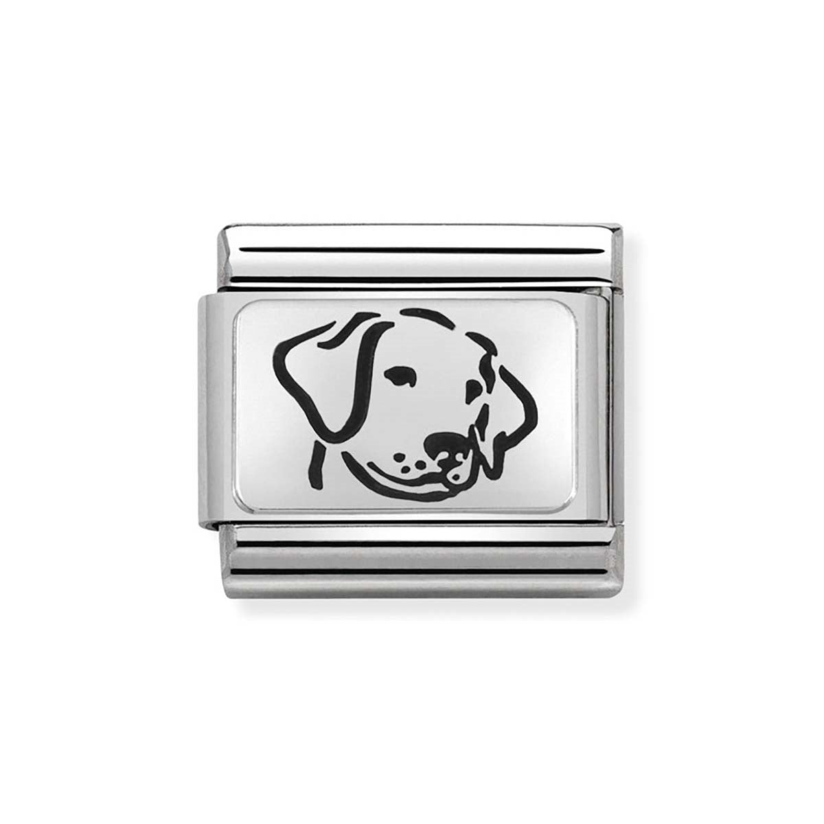 Nomination Silver Dog Charm