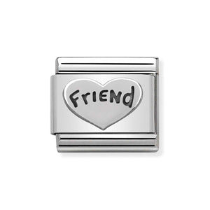 Nomination Silver Friend Charm