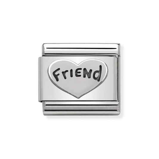Nomination Silver Friend Charm