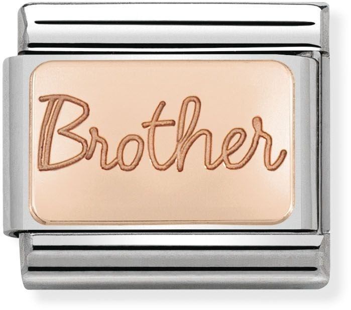 Nomination Rose Gold Brother Charm