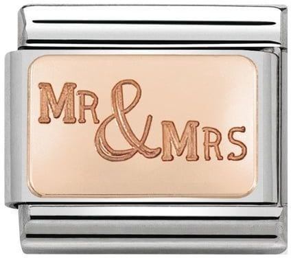 Nomination Rose Gold Mr & Mrs Charm