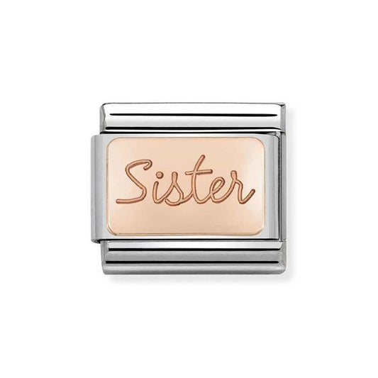 Nomination Rose Gold Sister Charm