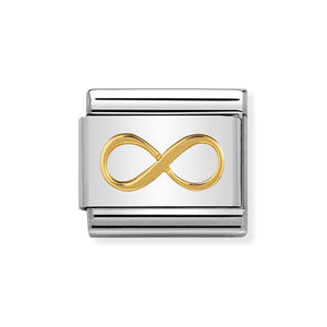 Nomination Gold Infinity Charm