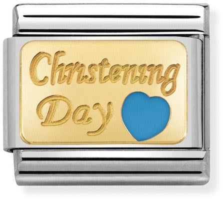 Nomination Blue Christening Day Charm