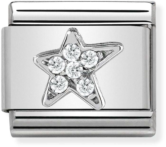 Nomination Silver Asymmetric Star