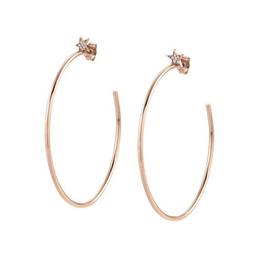 Nomination Stella Rose Gold Large Hoop Earrings