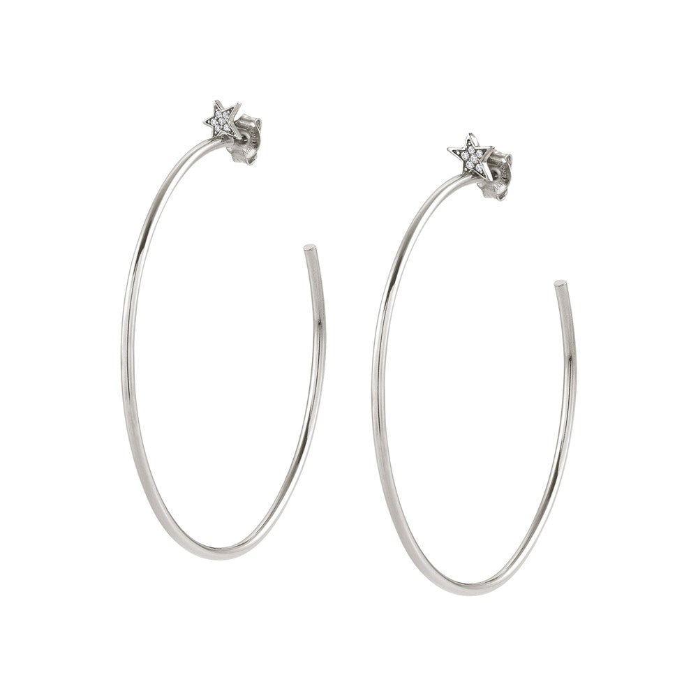Nomination Stella Silver Large Hoop Earrings