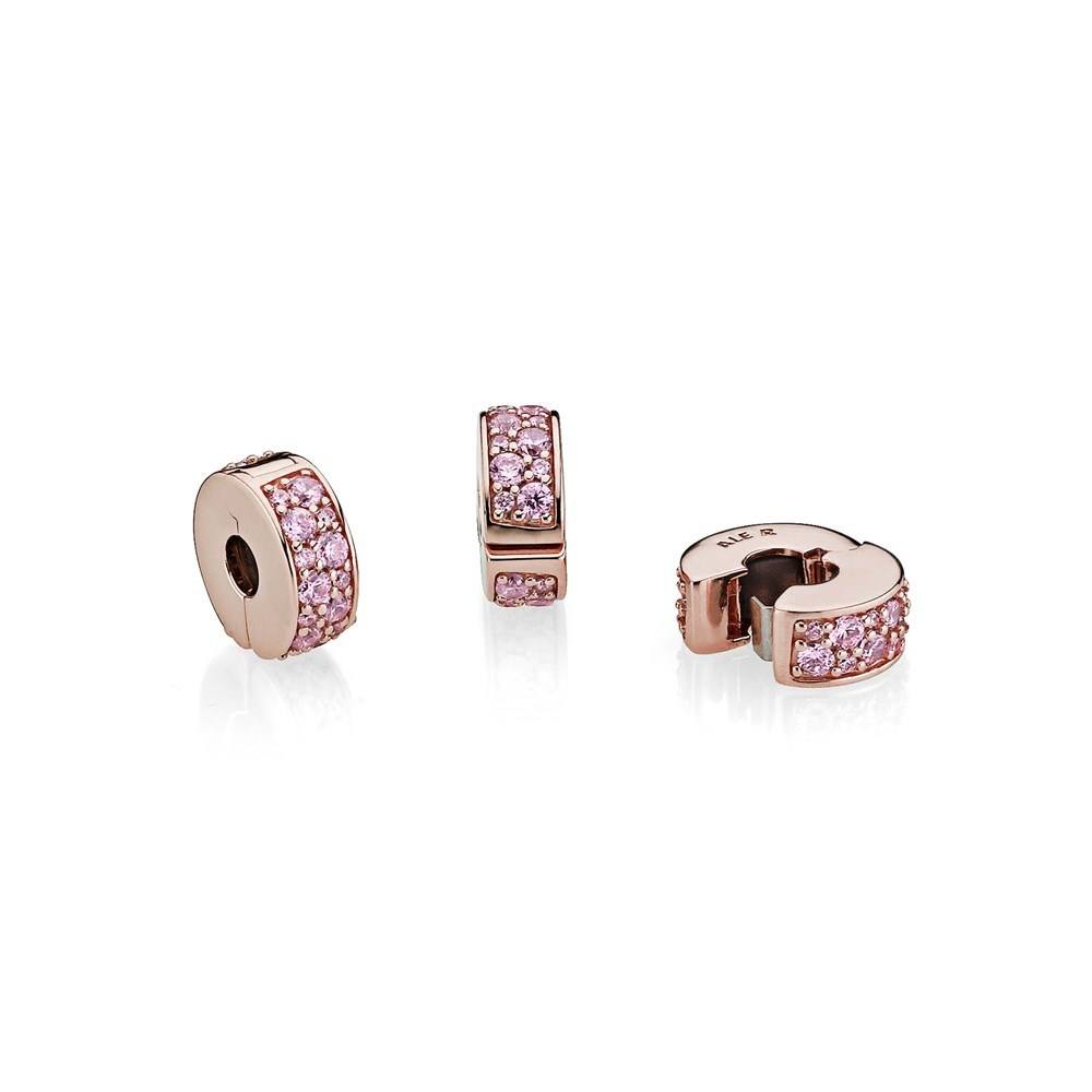Pandora Rose Gold Pink Shining Elegance Clip