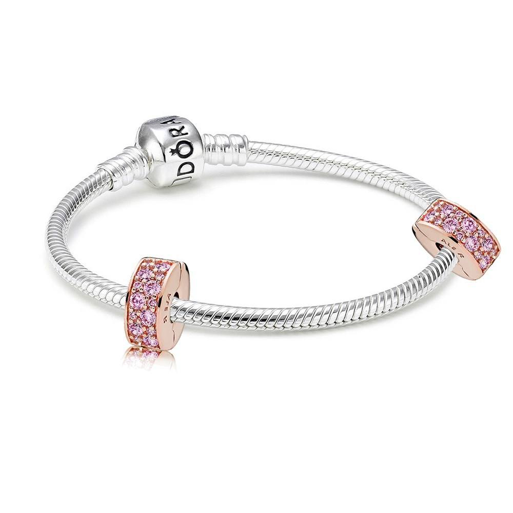 Pandora Rose Gold Pink Shining Elegance Clip