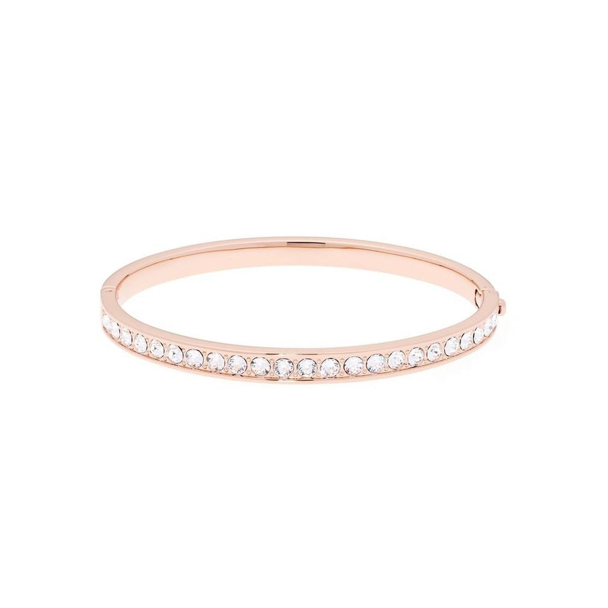 Ted Baker Clemara Hinge Crystal Rose Gold Bangle
