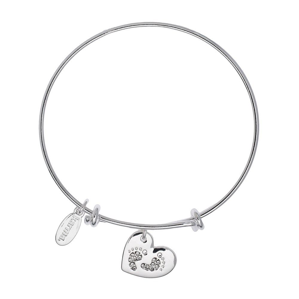 Karma TinyLife Silver Bangle
