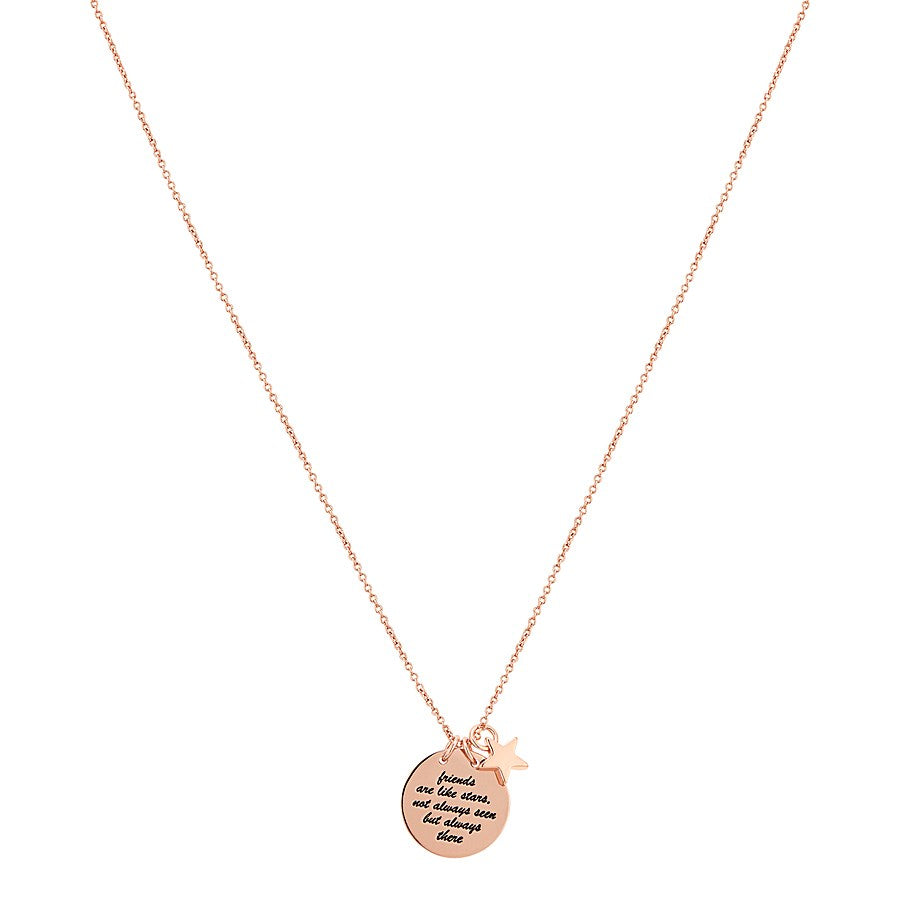 Karma Rose Gold Friendship Necklace
