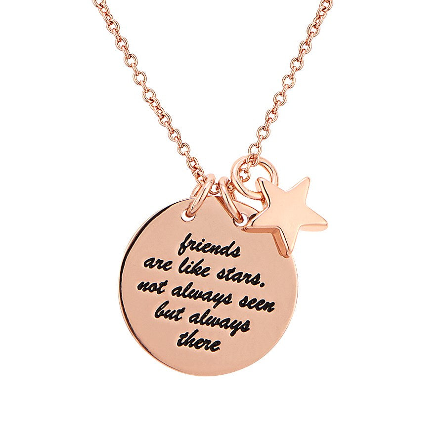 Karma Rose Gold Friendship Necklace