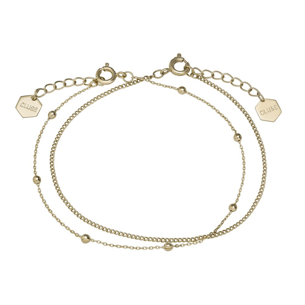CLUSE Gold Set of Two Fine Bracelets