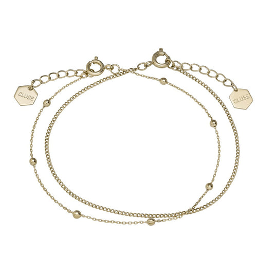 CLUSE Gold Set of Two Fine Bracelets